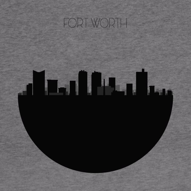 Fort Worth Skyline by inspirowl